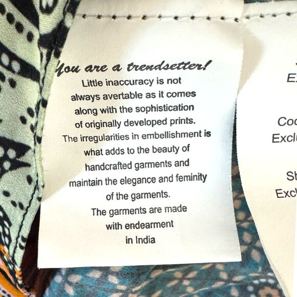 ANTHROPOLOGIE WOMENS BOHO BLOUSE SMALL MULTICOLOR BEADED SEQUIN FLORAL PRINT - Picture 12 of 16